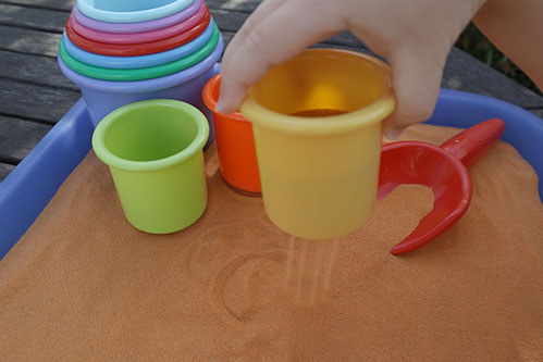 Safari Sand Orange Coloured Sand for Children